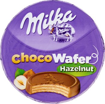 Milka orzechowy wafel w czekoladowej polewie 30 g Choco Wafer Hazelnut