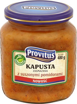 Provitus Kapusta Zasmażana z suszonymi pomidorami