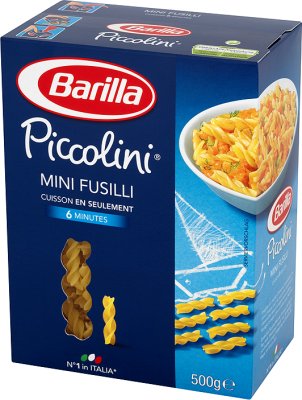 Pâtes Barilla Piccolini Mini Fusilli pas. 18
