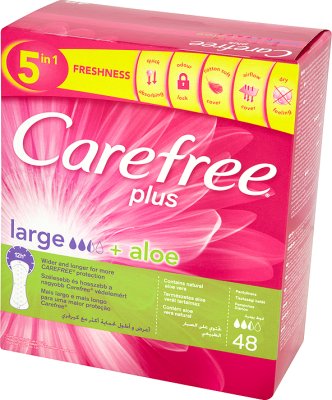 Carefree aloe 5in1 large wkładki higieniczne