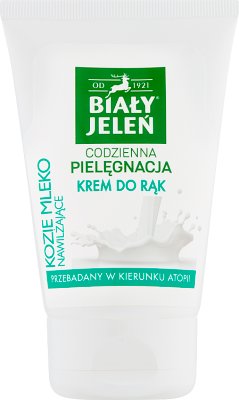 Cerf Blanc hypoallergénique main hydratant lait de chèvre à la crème