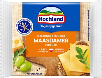Hochland traitées tranches de fromage Maasdamer