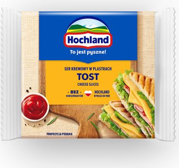 Hochland processed cheese slices Tost