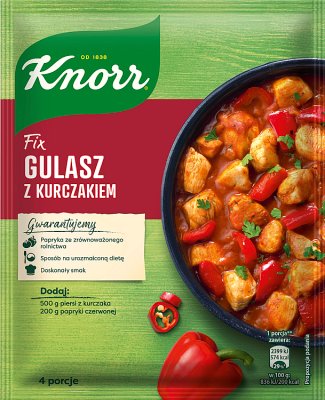 Knorr fix stew with chicken