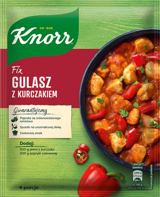 Knorr fix gulasz z kurczakiem