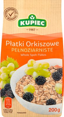 Kupiec Płatki orkiszowe pełnoziarniste