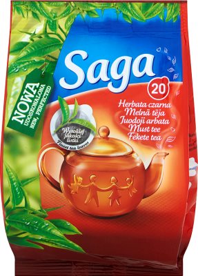 Saga herbata czarna ekspresowa 20 torebek