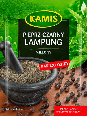 Kamis pieprz czarny bardzo ostry Lampung