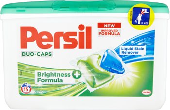 Persil Duo-Caps concentrados cápsulas de agente para el lavado de cápsulas de color blanco 25g fórmula mejorada