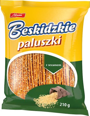 Aksam Beskidzkie colle avec les graines de sésame