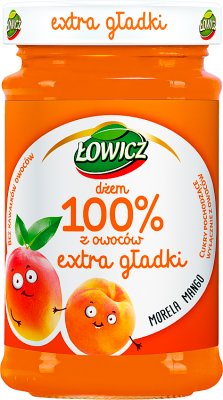 Łowicz dżem ze 100% owoców 235g morela & mango