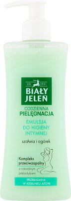 White Stag premium hypoallergenic emulsion for intimate hygiene sage & cucumber