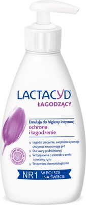 Emulsión calmante de Lactacyd para la higiene íntima que calma la irritación