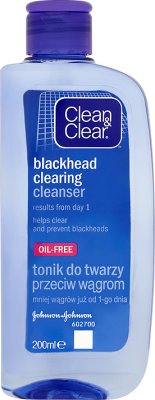 Johnsons Clean&Clear tonik do twarzy przeciw wągrom