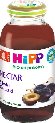 HiPP BIO od pokoleń, Nektar Śliwki-Gruszki 