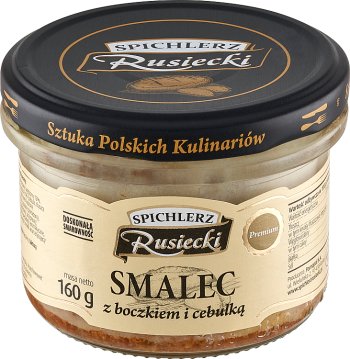 Spichlerz Rusiecki smalec z boczkiem i cebulką