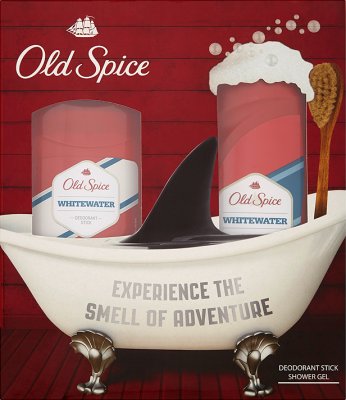 Old Spice zestaw dezodorant w sztyfcie + żel pod prysznic Whitewater