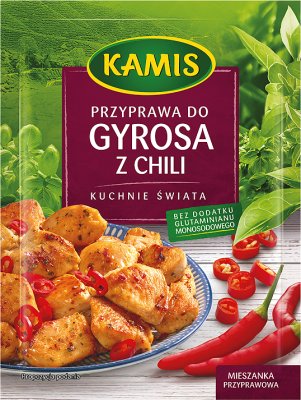 Kamis spice to gyros with chili