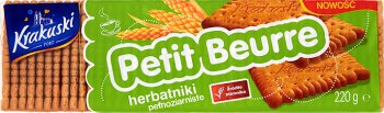 Bahlsen Krakuski petit beurre herbatniki pełnoziarniste