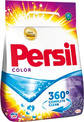 Zyme fría Persil detergente en polvo de color lavanda frescura