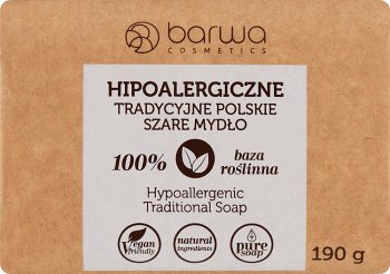 Die Farbe grau Seife unscented hypoallergen