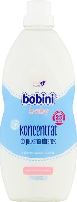 Bobini concentrado para el lavado de ropa para bebés y niños con extractos de aloe hipoalergénico