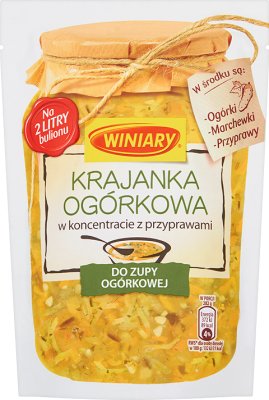 Winiary Gurkenscheiben Konzentrat mit Gewürzen für Gurken-Suppe