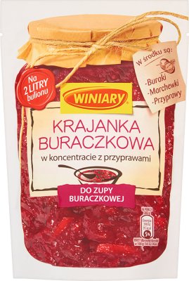 Winiary Diced betterave concentré de soupe de betterave épicée