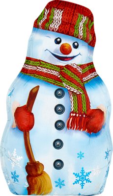 Figaro Snowman figurine with milk chocolate