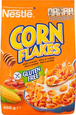 Nestle Corn Flakes miód i orzeszki gluten free