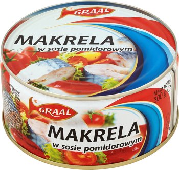 Grail Mackerel in tomato sauce