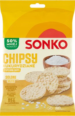 Sonko Popcool Chips Chips gesalzen Popcorn ohne Gluten