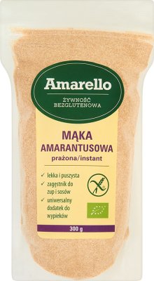 Amarello Mąka amarantusowa prażona bezglutenowa BIO