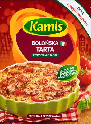 Kamis Bologna tart with minced meat spice mix