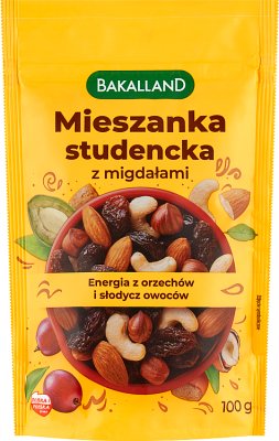 Bakalland trail mix with almonds