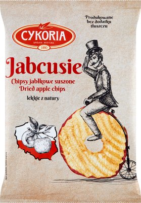 La achicoria Jabcusie chips de manzana seca