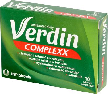 Verdin copmlexx suplement diety kompleksowa pomoc dla układu trawiennego