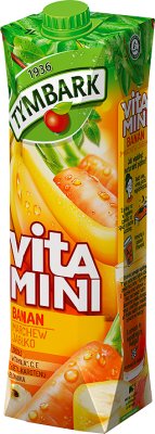 Tymbark Vitamini jus de banane, carotte, pomme