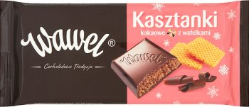 Wawel Kasztanki chocolate filled with cocoa wafers