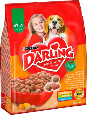 Darling, Croquettes pour les chiens adultes plumard avec des volailles et légumes