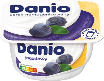 Danio Danone serek homogenizowany jagodowy