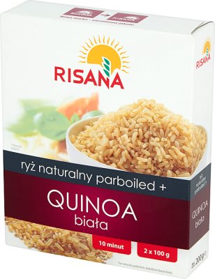 Risan quinua + arroz integral precocido 2x100 g Blanca