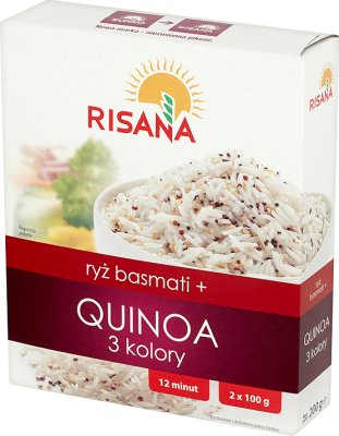 Risan quinua + 2x100 g de arroz basmati 3 colores