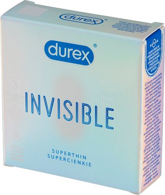 Invisible thinnest Durex condoms for greater closeness