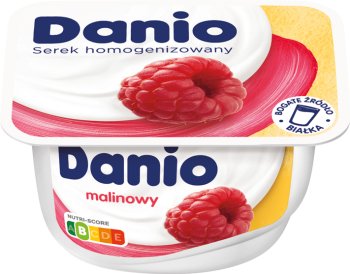 Danio Danone serek homogenizowany malinowy