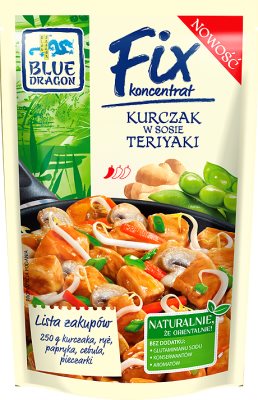 Blue Dragon Fix concentrate chicken in teriyaki sauce