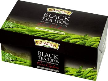 Té negro Big-Active 100% puro de Ceilán