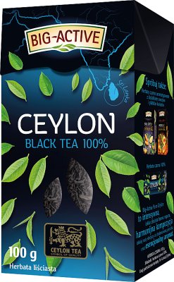 Té negro Big-Active 100% puro Ceilán en hojas sueltas