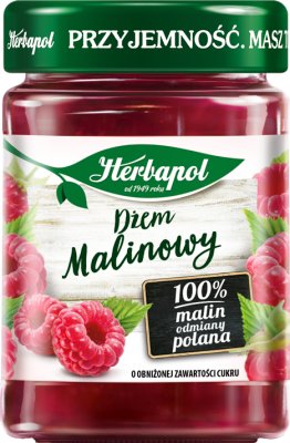 Herbapol low sugar raspberry jam