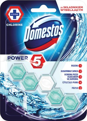 Domestos WC Power 5 zawieszka z kostką Chlorine
